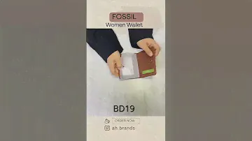 Unboxing Fossil Madison Wallet 😍💜