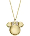 Fossil women's Disney x Fossil Special Edition Gold-Tone Stainless Steel Pendant Necklace