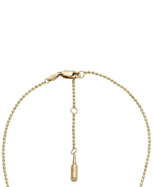 Fossil x Willy Wonka Special Edition Women's Gold-Tone Stainless Steel Pendant Necklace-0