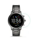 Защитное закалнное противоударное стекло для FOSSIL Gen 5 Smartwatch Garrett HR/ FOSSIL Gen 5 Smartwatch The Carlyle HR из качественного японского материала премиум-класса с олеофобным покрытием