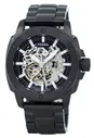 Fossil ME3080 Modern Machine Automatic Skeleton Dial Black Band 50mm Mens Watch