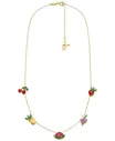 Fossil x Willy Wonka Special Edition Women's Gold-Tone Stainless Steel Station Necklace