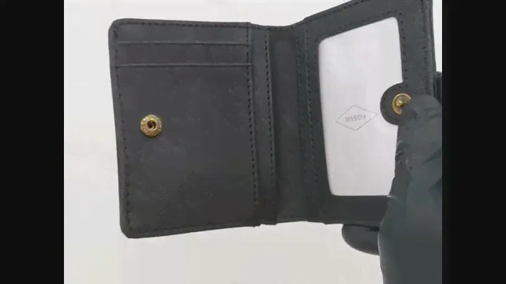 Fossil Madison Bifold Wallet (Black)