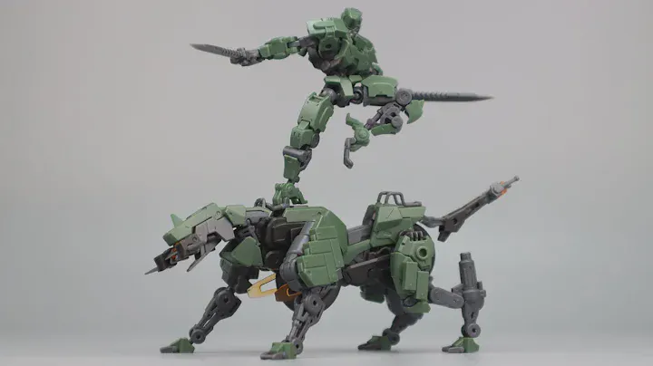 【简单分享】NUMBER 57 傀甲小队ARMOREO PUPPET 1/24 狩牙HUNTING FANG+狩卫军配件包