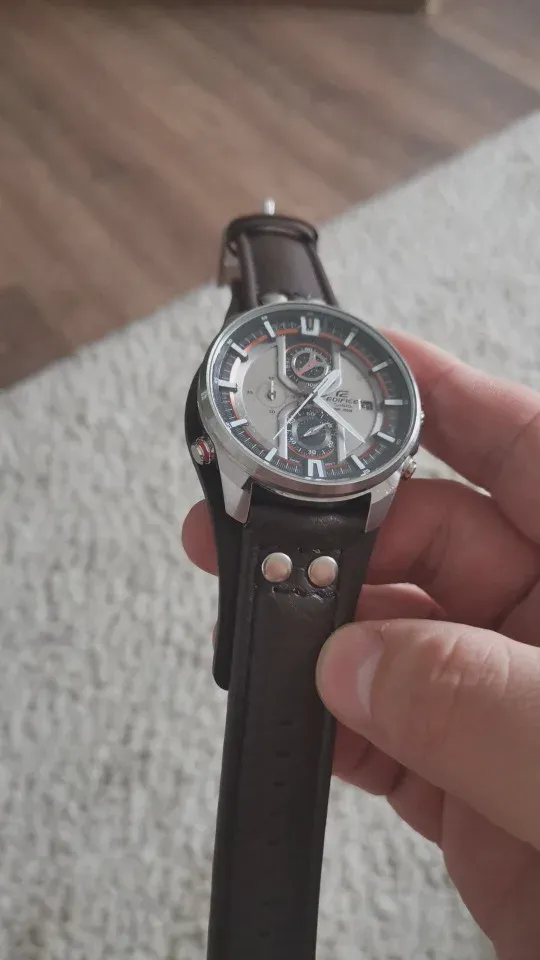 🛍 Ремешок для часов из натуральной кожи, для браслета Fossil CH2564, CH2565, CH2891CH3051, 22 мм, черный, коричневый, с заклепками-1