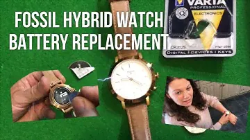 Fossil Watch Battery Replacement, (Neely Hybrid)